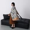 Wind Autumn And Winter Geometric Shawl Temperament Imitation Cashmere Scarf Women'S Double-Sided Printing Warm Outer Scarf
