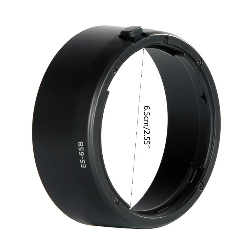 ES65B Sunshade Sun Blocker ES-65B for RF50mm F1.8 STM EOS R6 R5 RP R Lens Hood Prevent Flare Enhance Image Quality