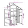 Vidaxl Garden Tool Shed, Brown, 120X53.5X170 Cm, Pine