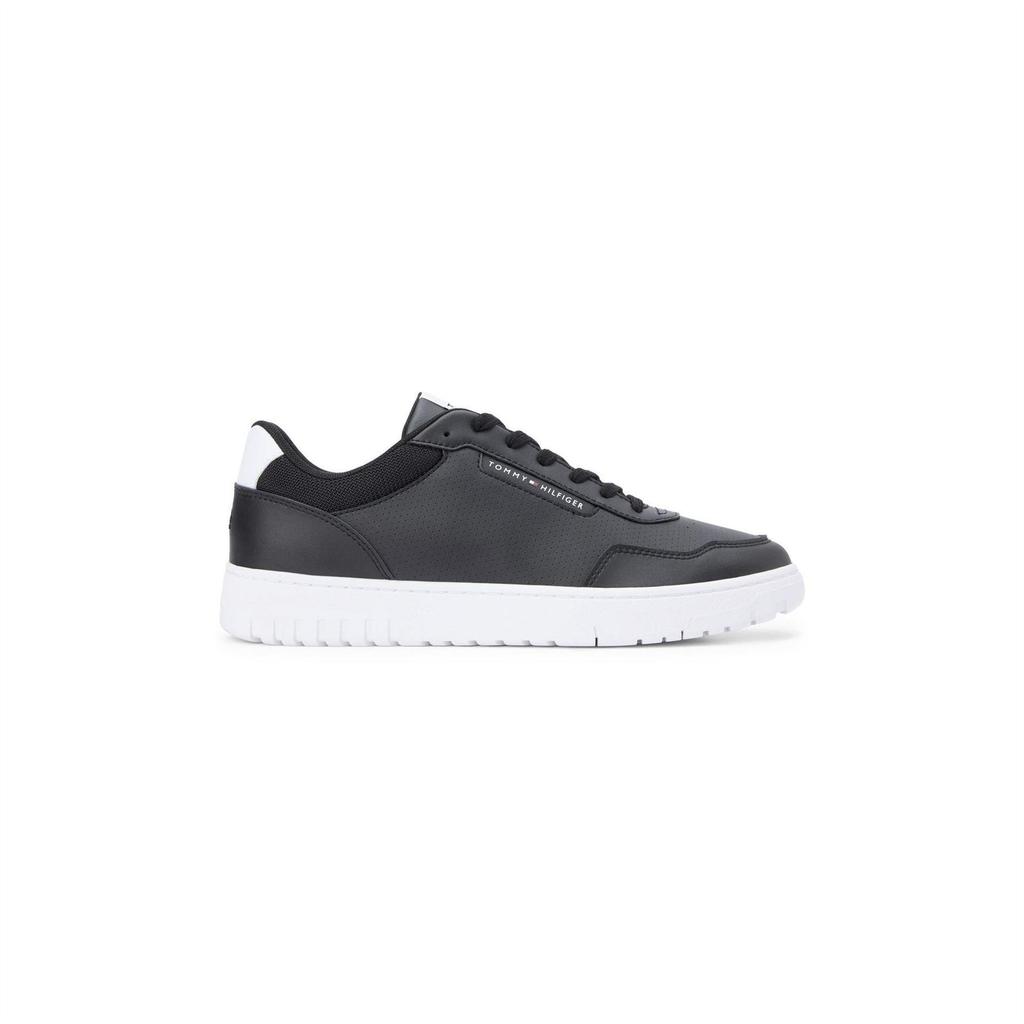 Tommy Hilfiger Mens Basket Core Lt Leather Trainers
