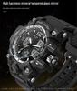 Sanda Fashion Waterproof Dual-Display Sports Watch with Luminous Features for Teens