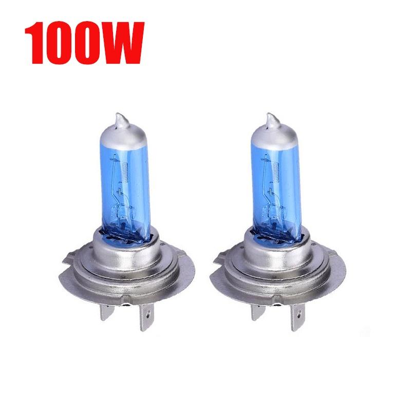 1-4pairs Car Auto Lamps Xenon Lamp Super Bright Halogen Car Headlight Super LED Bulbs White 12V H4 H7 Headlamps Kit Bulbs 7