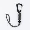 Outdoor-Rucksackhaken, Kletterkarabiner, Handgeknüpfter Paracord, Wildnis-Notfall-Paracord, Schlüsselband zur Sicherung