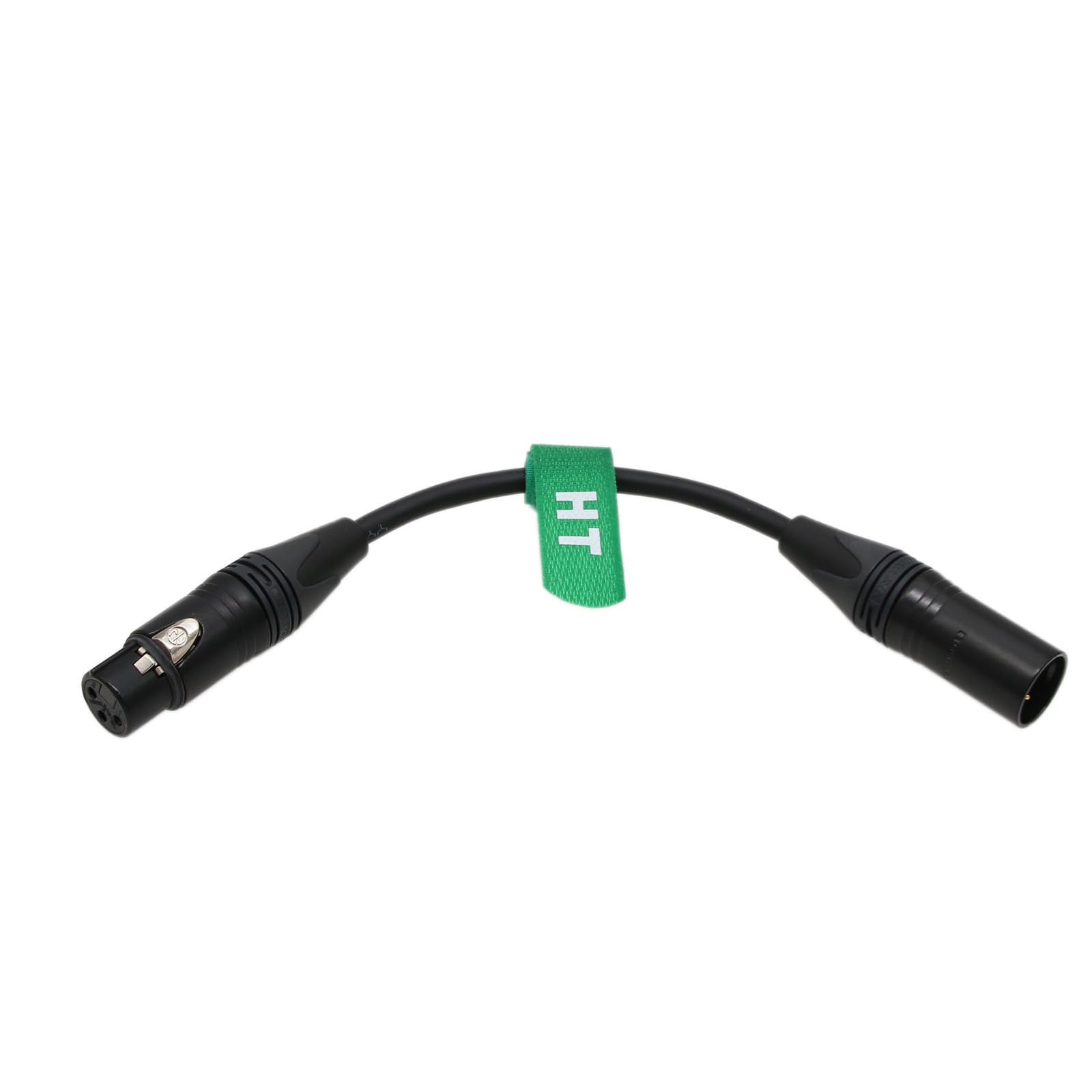 

HangTon Адаптер XLR 4-контактный папа к XLR 3-контактный мама Кабель-удлинитель питания, Красный, для ARRI, Canon, Sony Камерный свет, 12-24В, 20см