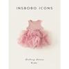 Insbobo Girls' Dress 2026 Summer New Baby Princess Dress First Birthday Dress Kidsren's Dress