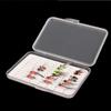 Super Slim Fliegenfischen Forellen Fliegen Fliegen Box Angeln Köder Lagerung Fall Zubehör für Köder Köder Haken de pesca