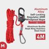 Aluminum Alloy Tent Rope Tensioner Stainless Steel Tarp Tightener  Outdoor Tool