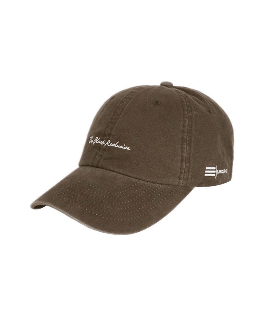 Beullaeglikeullusibeu Cursive Washed Ball Cap 4 Colors [Bkf2Ucc015]