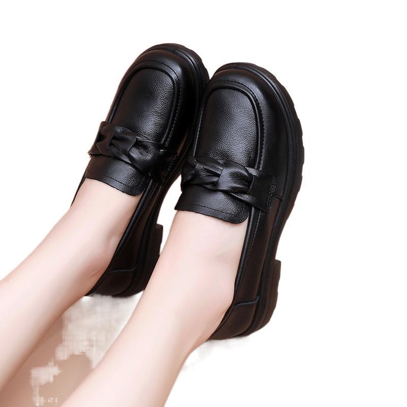 Мягкие лоферы из коровьей кожи первого слоя Ld — фото 6