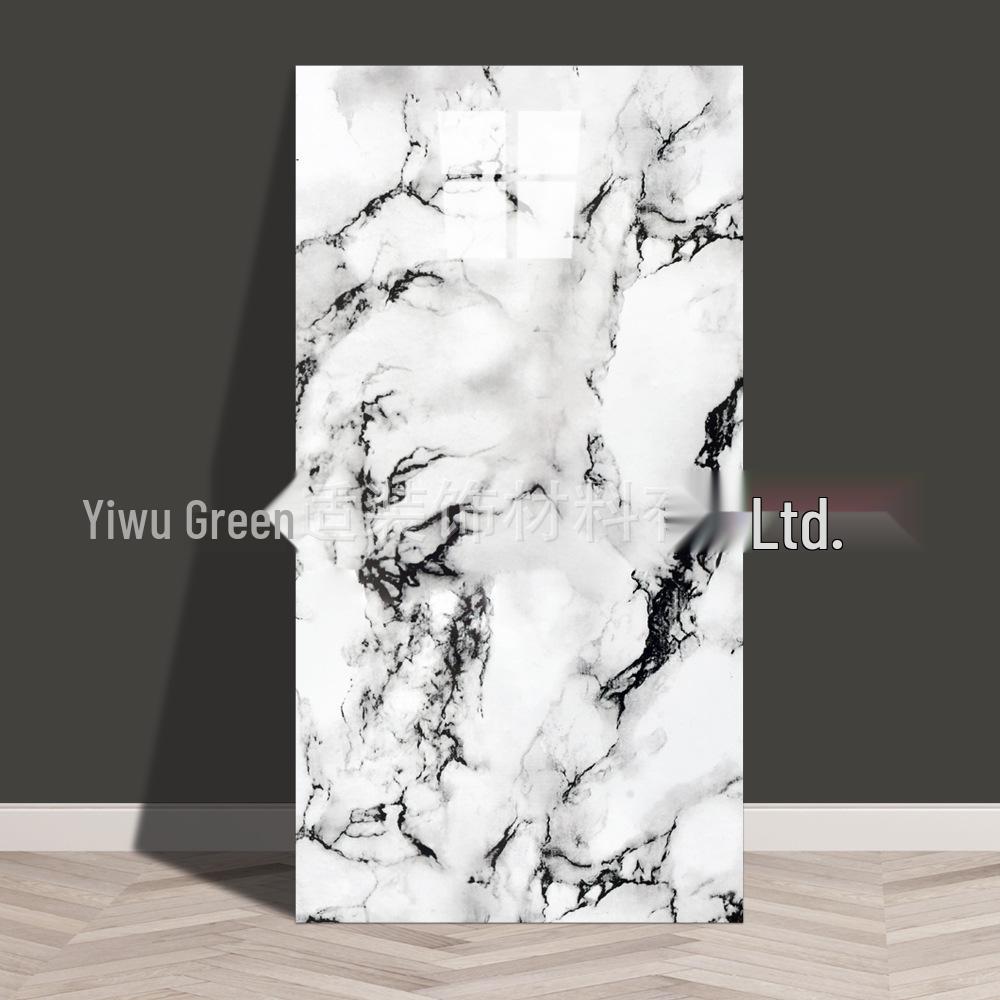 Self-Adhesive Marble Tile Wall Stickers, Aluminum Plastic Panels for Living Room Decoration