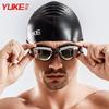 Yuke Electroplated Anti-Fog Swimming Goggles with Earplugs for Men & Women