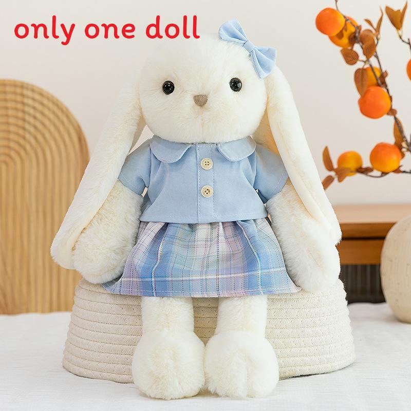 Cute Cartoon Bunny Plush Toy With Pp Cotton Filling For Kids Gift And Sleep Companion