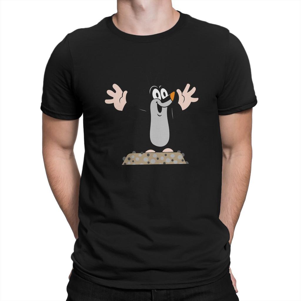 Krtek Il Talpa Ciao Maglietta Grafica Uomo Top Moda Vintage Abbigliamento Estivo Harajuku T-shirt