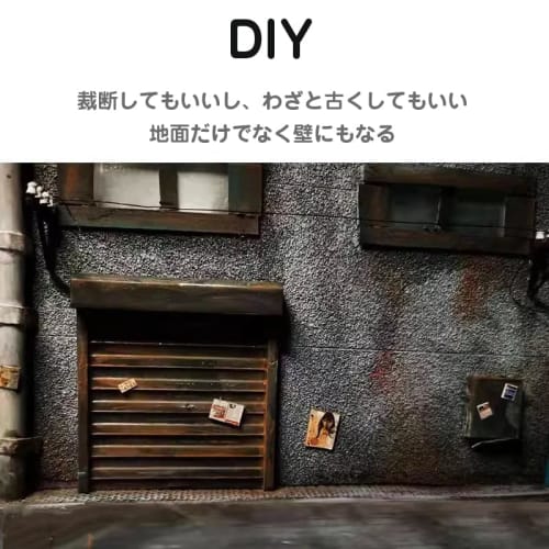 Wowjimi Road Tape, 5cm X 5m, Scenery Collection, Realistic Road and Railroad Stickers for Miniature Car Play, Glass Model Buildings, Miniature Gardens