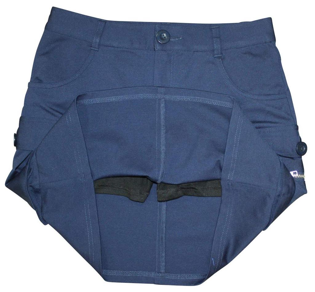 7555 NV 3L Stretch Underpants Cargo Skirt Navy Del Sol Golf Skirt Women's