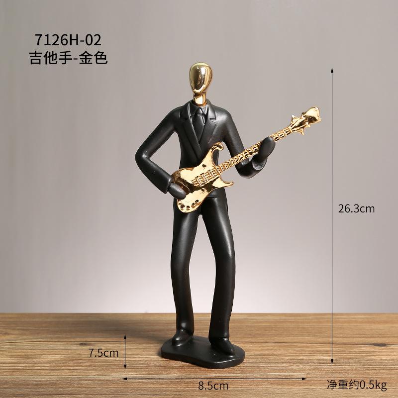 Home Character Ornaments Resin Situation Office Decorations Handicrafts Creative Love Sculpture Light Luxury Art Decoration