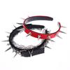 Fashion Gothic Punk Goth Headwear Women Headband Girls Rivets Headwear Cosplay Headdress Lace Hair Accessories