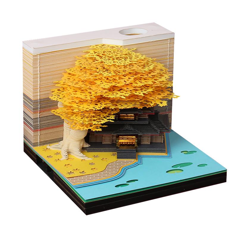 2026 Factory Direct Selling Exquisite Gift Memo Pad Can Be Customized With Colorful Paper Carving Creative Gifts