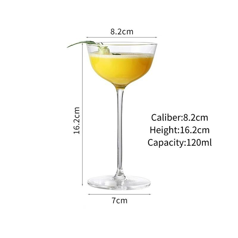 

Japanese Handmade Cocktail Glasses Cups, Thin Wine Glass Goblet, Transparent Cocktail Glass Cup, Bar Martini Margaret Glass Cups 130-280ml