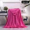 Simple Oversized Solid Color Soft Plush Blanket For Napping Sofa And Use Bedroom