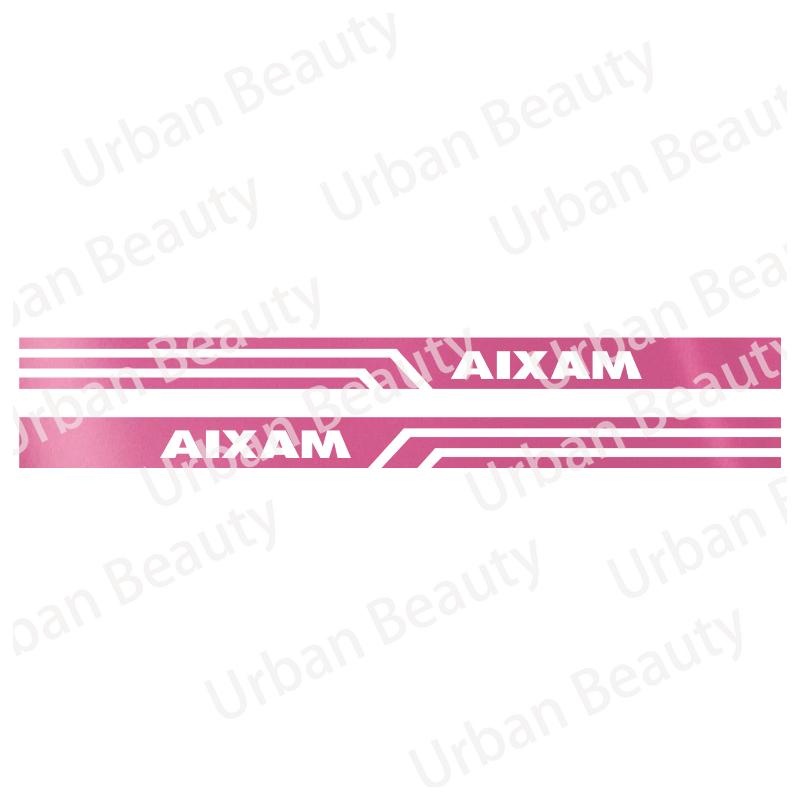 

2PCS Car Door Side Sticker Vinyl Film Decals For AIXAM e-AIXAM MINAUTO SANSATION Mega Auto accessories car stickers and decals For MEGA рожевий
