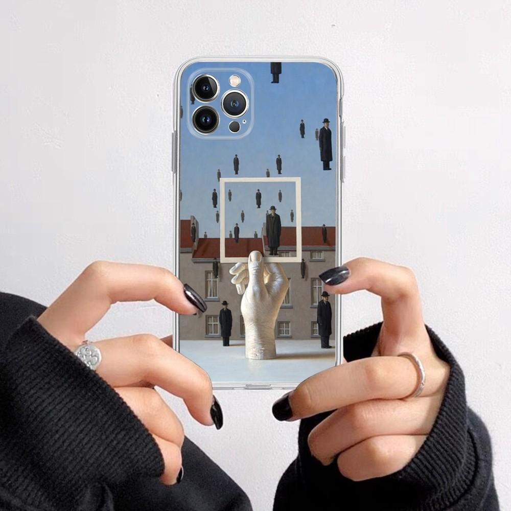 Rene Magritte Phone Case For iPhone 15 14 11 12 13 Mini Pro XS Max Cover 6 7 8 Plus X XR SE 2020 Funda Shell