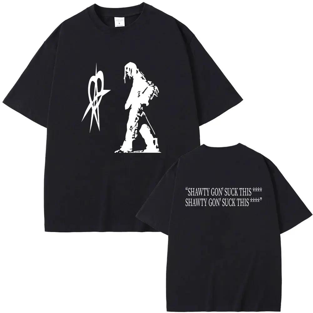 Rapper Ken Carson Opium Merch Tour T-Shirt Playboi Carti Ken Carson AGC Album T Shirt Men Women Hip Hop Tee Shirt Streetwear