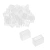 Uxcell LED Strip Light End 12mm 8mm Width Pack of 50 Caps, Silicone, Length, Fitting,