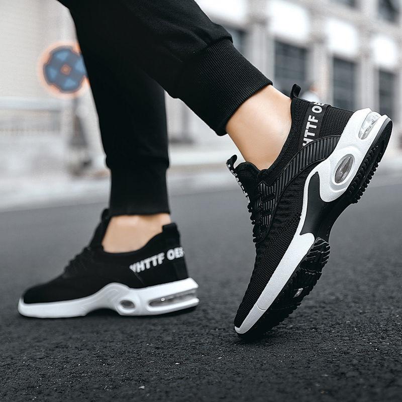 Men's Sports Running Shoes, Summer Breathable Shoes, Men's Lightweight and Comfortable Leisure Outdoor Travel Shoes