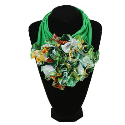 Nový Trend Dámský Šátek Květinový Límcový Šátek Luxusní Velký Květinový Nákrčník Kroužek Na Krk Šátky Módní Bandana Pokrývka Hlavy Hidžáb Pro Dámy