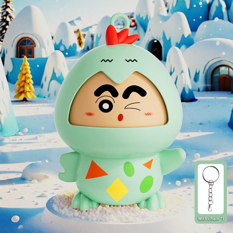 Cartoon Q Version Face Changing Doll Keychain Decompression Toys Keyring Exquisite Backpack Decoration Accessories Gifts