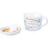 Sanrio Art 3D Mug with 12 x Characters Tableware "Latte Cinnamoroll" Lid, Approx. 230ml, Approx. 13cm, Goods, Sundries, Blue, san4551-2