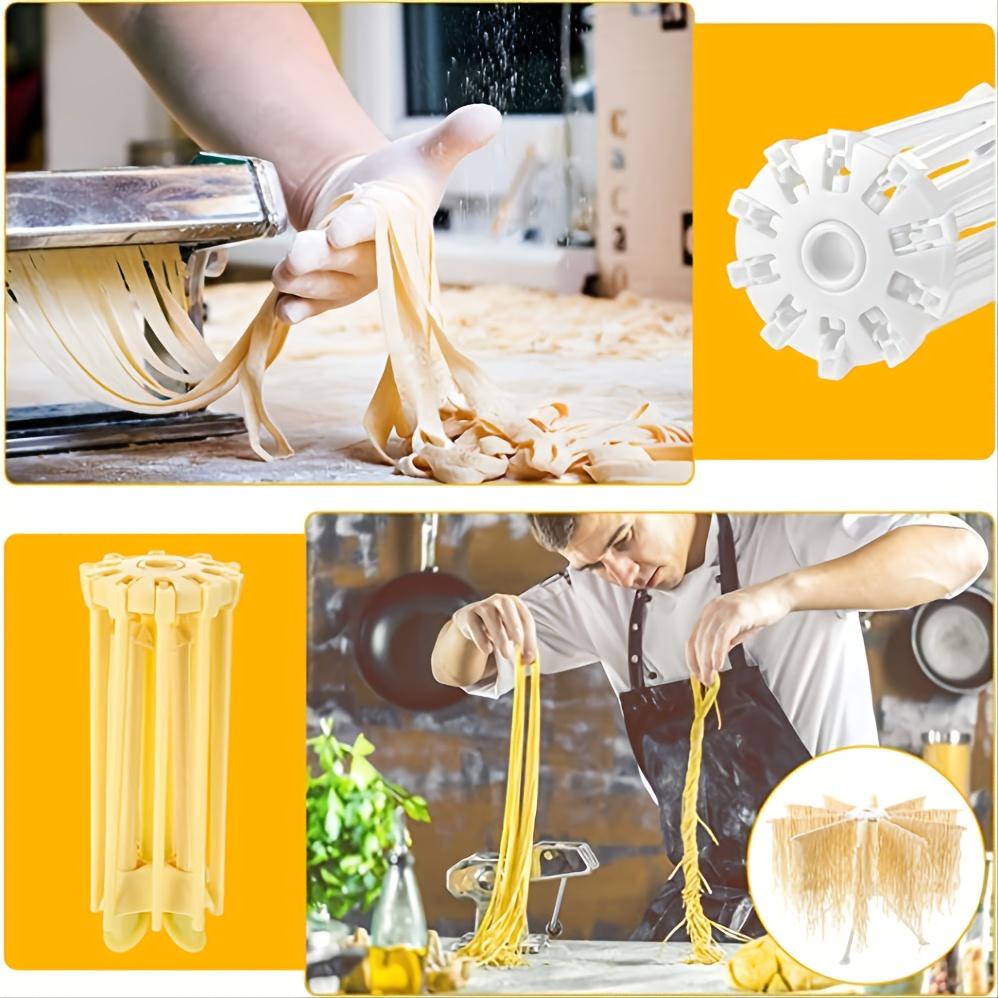 1pc Collapsible Pasta Drying Rack, Noodle Stand with 10 Bar Handles Spaghetti Dryer Stand, Household Noodle Dryer Rack Hanging for Home Use Kitchen