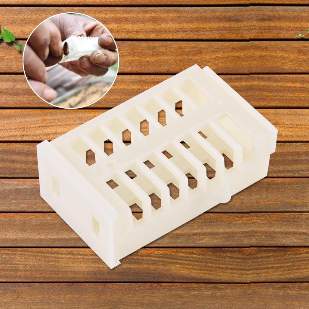 10pcs 50x30x19mm(1.97x1.18x0.75in) Beekeeping Tools Plastic Bee Queen Cage Plastic Cage  Apiary Use