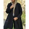 2025 Storm-Ready Hooded Jacket - Single-Breasted Melton Wool Blazer W/ Quilted Lining, Smart Casual Urban Outerwear for Work to Weekend