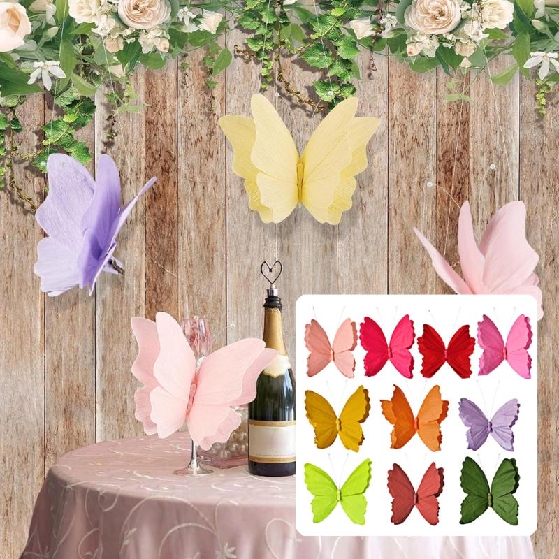 3D Paper Butterfly Wall Art Handcrafted Home Decoration For Living Room Bedroom Friendly Hanging Ornament
