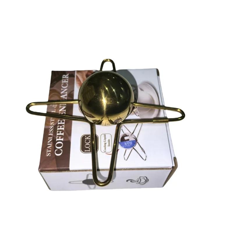 Stainless Steel Ice Balls for Coffee Cooling - Reusable Freezer-Safe Espresso Chiller, Flavor Enhancer Tool