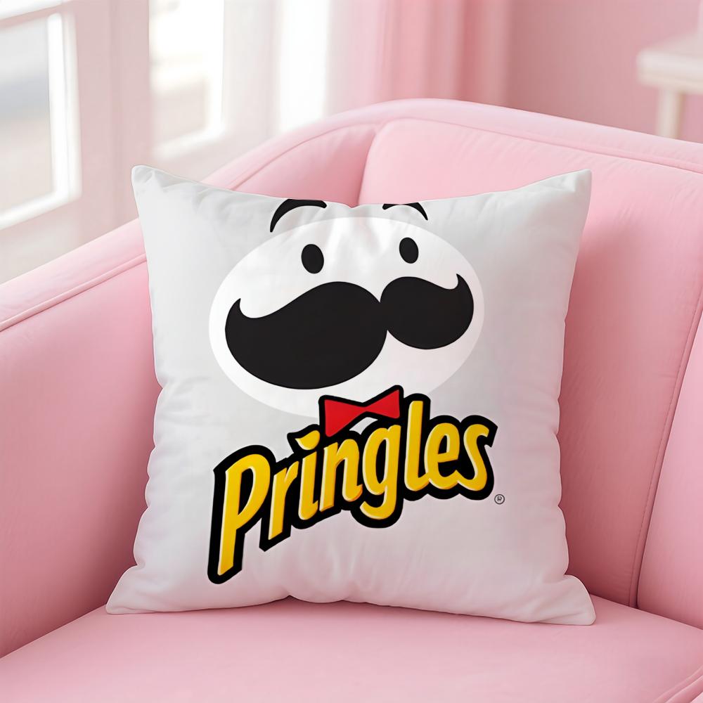 Brand P-PringlesS Cushion Cover Comfortable Reversible Pillow Cover Ideal for Car Sofa Bedroom & Beyond
