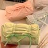 1pcs Creative Korea Style Bow Pencil Case Large Capacity Multi-layer Storage Drawstring Pencil Bags Office Supplies Storage Bag