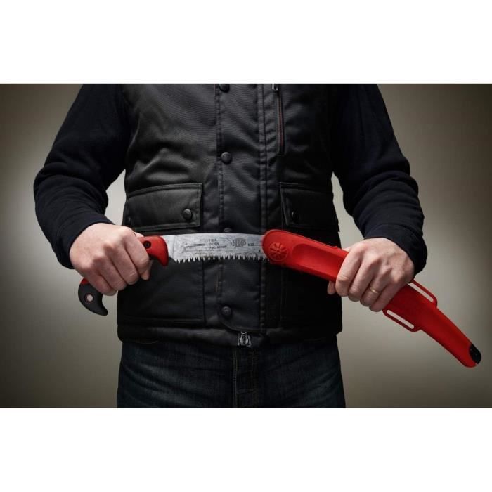 Scie à branches courbée - FELCO - 630 - Lame 33 cm - Coupe Ø 120 mm - Étui inclus
