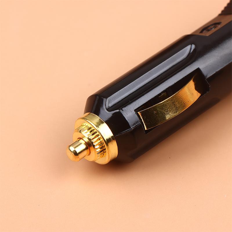 Auto 20A Male Car Cigarette Lighter Led Socket Plug Connector Adapter Sigaretten Aansteker Auto Copper Wire High-Power 12V 24V