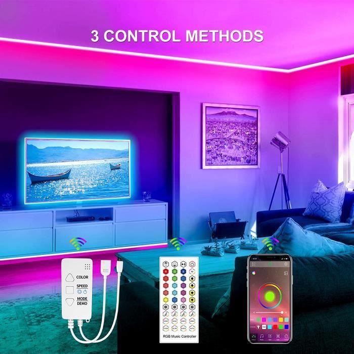 Ruban LED - Beaeet - 10M - Multicolore - Télécommande 40 Touches - Dimmable