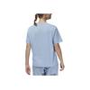 Jordan Alphabet Logo Crew Neck Casual Short Sleeve T-Shirt Women Tops Blue FQ3241-436