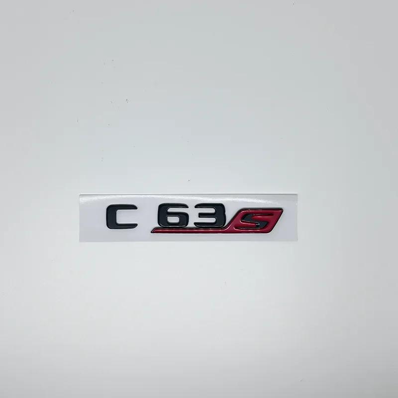 Jwlsk5 2025 Hot Car Tuning For Mercedes Benz AMG C Class W204 W205 C63 C63S Letter Logo 3D ABS Sticker Car Rear Trunk Emblem Nameplate