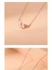 Nickel Silver Plated Gold Fishtail Necklace with Mother-of-Pearl: Elegant Mermaid-Inspired Clavicle Chain for Women