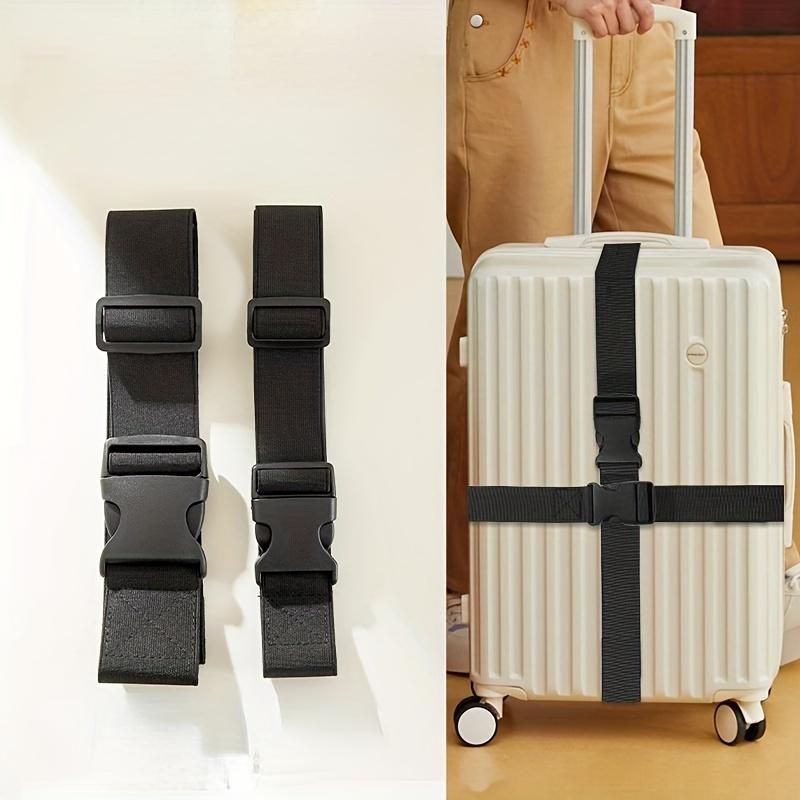 1pc Adjustable Bungee Cord, Black, Buckle Closure, Stretchable Strap, Durable Car Tying Rope, Home Improvement, Material Handling, Bundling Band