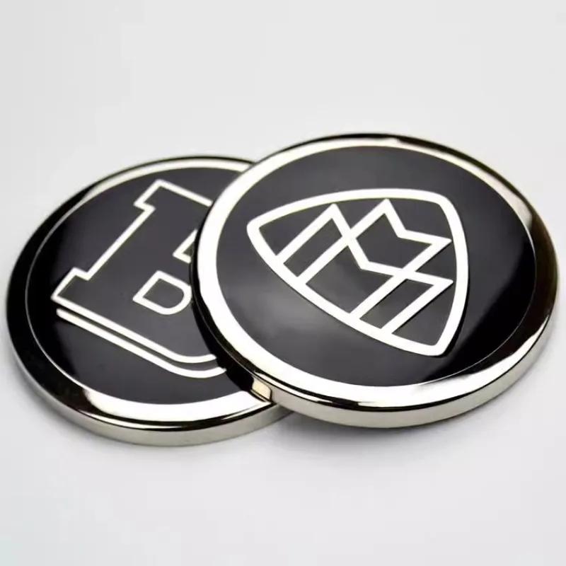 2025 Hot For Benz 1PCS 52/58/73mm Maybach BRABUS Steering Wheel Badge Emblem Decorative Sticker For Mercedes Benz GLA C E S Clas