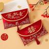 Brocade Cloth Tassel Brocade Red Envelope Spring Festival New Year Money Bag  Party Gifts