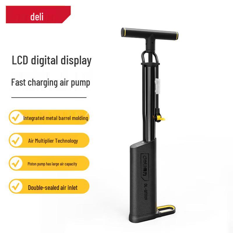 Deli DL-QT009 Double Boost Digital Display Air Pump