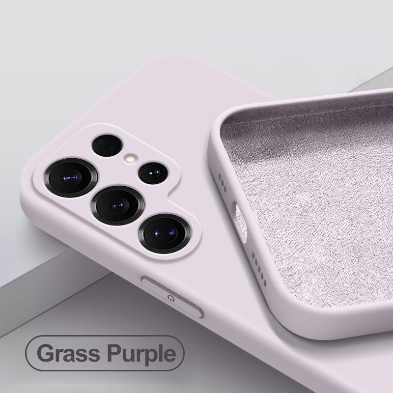 Pro S25 Ultra Plus Pouzdro Silikonové Pouzdro na Telefon pro Pro Samsung Galaxy S25 S24 S23 S22 Ultra Plus Pouzdra Ochranný Kryt Kamery